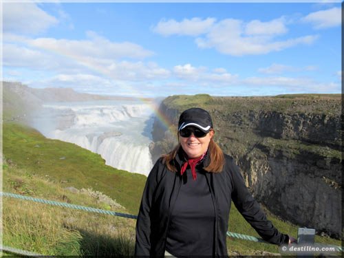 Lily à Gullfoss
