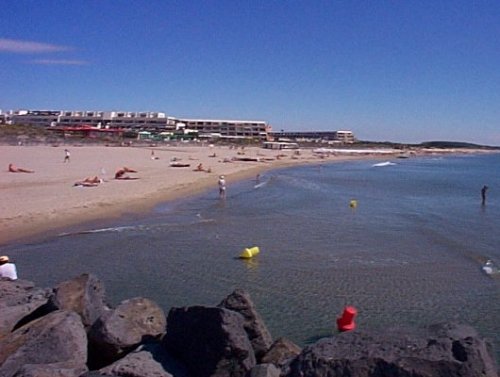 La plage de Cap d'Agde 