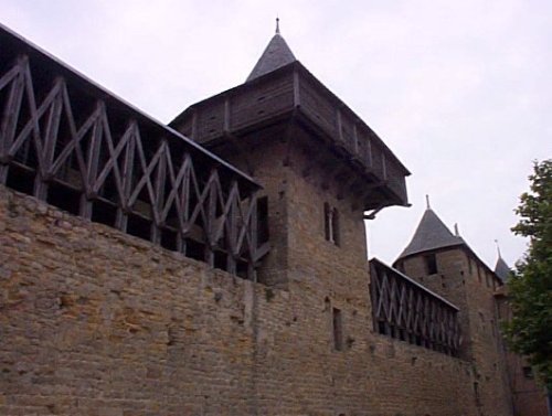 Rempart defensif du château 