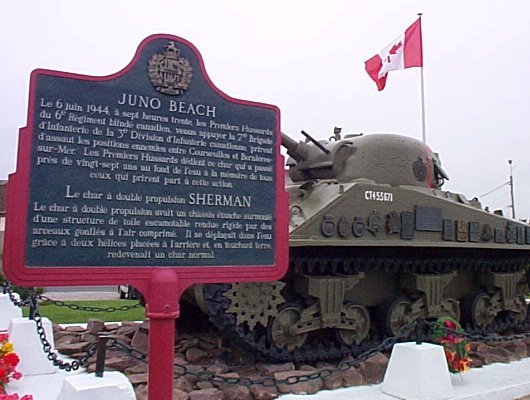 Memorial Canadien à Juno beach - Lieu du débarquement des Canadiens 