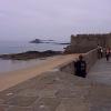 Sur les remparts du côté de la mer