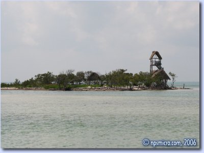 Isla Pasión en face de l'île, secteur ouest