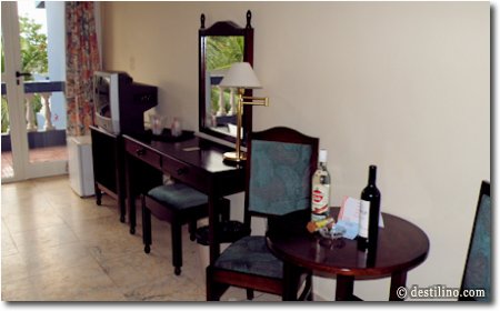 Intérieur de la chambre, bungalow #12 