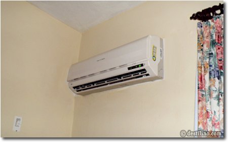 Air climatisé avec compresseur extérieur (télécommande) 