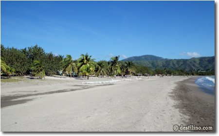 Plage en direction est 