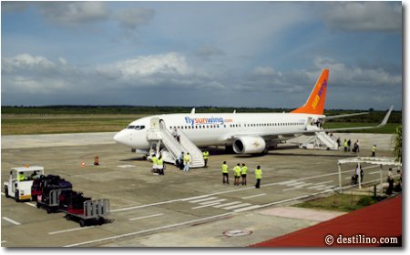 Notre vol de retour avec Sunwing (escale à Camaguey)