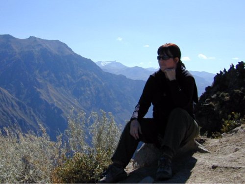 Au bord du canyon de Colca (le plus profond au monde) 