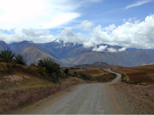 Paysage sur la route vers Moray 