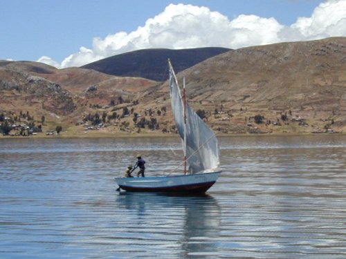 Pêcheurs sur le Lac Titicaca 