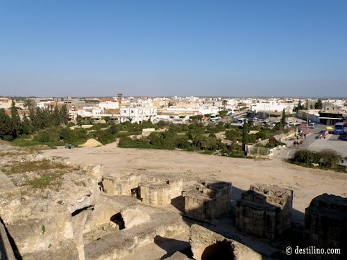 La ville de El Jem