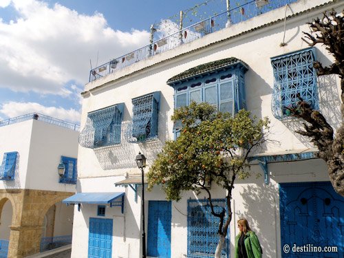 Sidi bou Said, visite de la ville