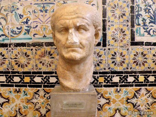 Musée Bardo Buste de l'empereur Vespasien