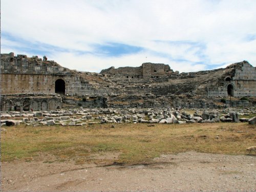 Le théâtre de Milet (Ionien 11ème siècle BC)