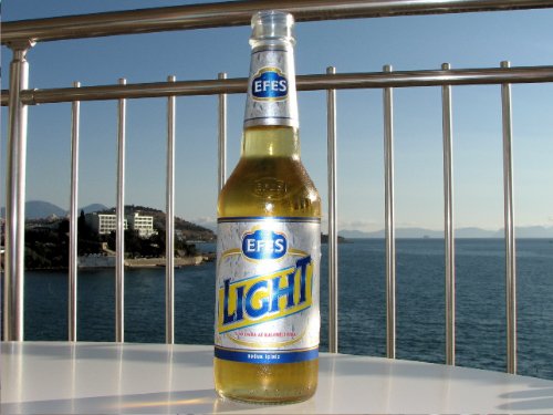 Une Efes « light » avec vue sur la mer Égée