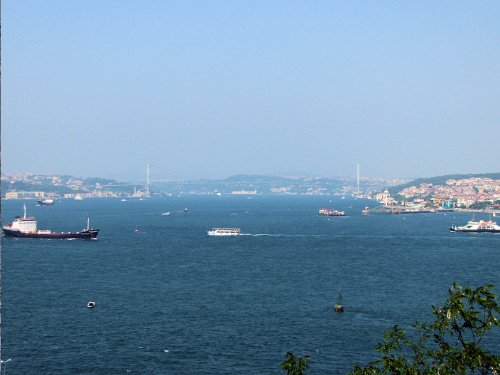 Vue du Bosphore... vers la mer Noire